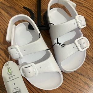 Wonder Nation White Kids Sandals